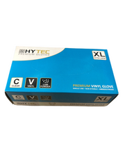 Hytec Clear Vinyl Low Powder Disposable Gloves X Large