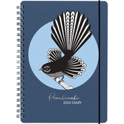 Collins Diary A51 Wiro New Zealand Birds Piwakawaka Even Year