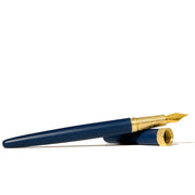 Ferris Wheel Press Fountain Pen Brush Crystal Blue Legacy Gold Nib Fine