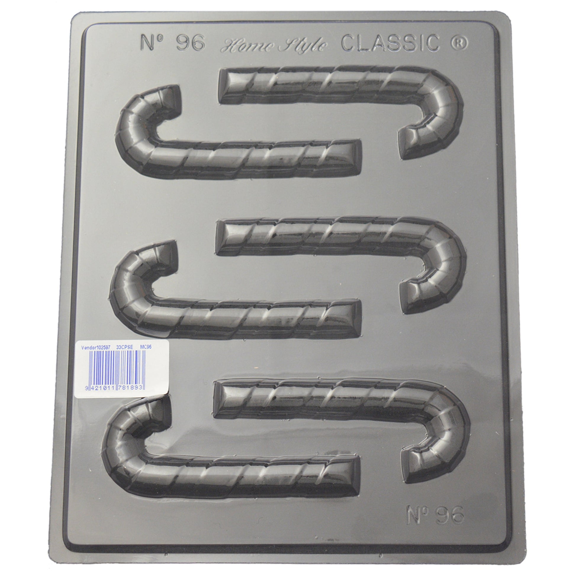 Christmas Candy Canes Mould (0.6mm) - Cafe Supply