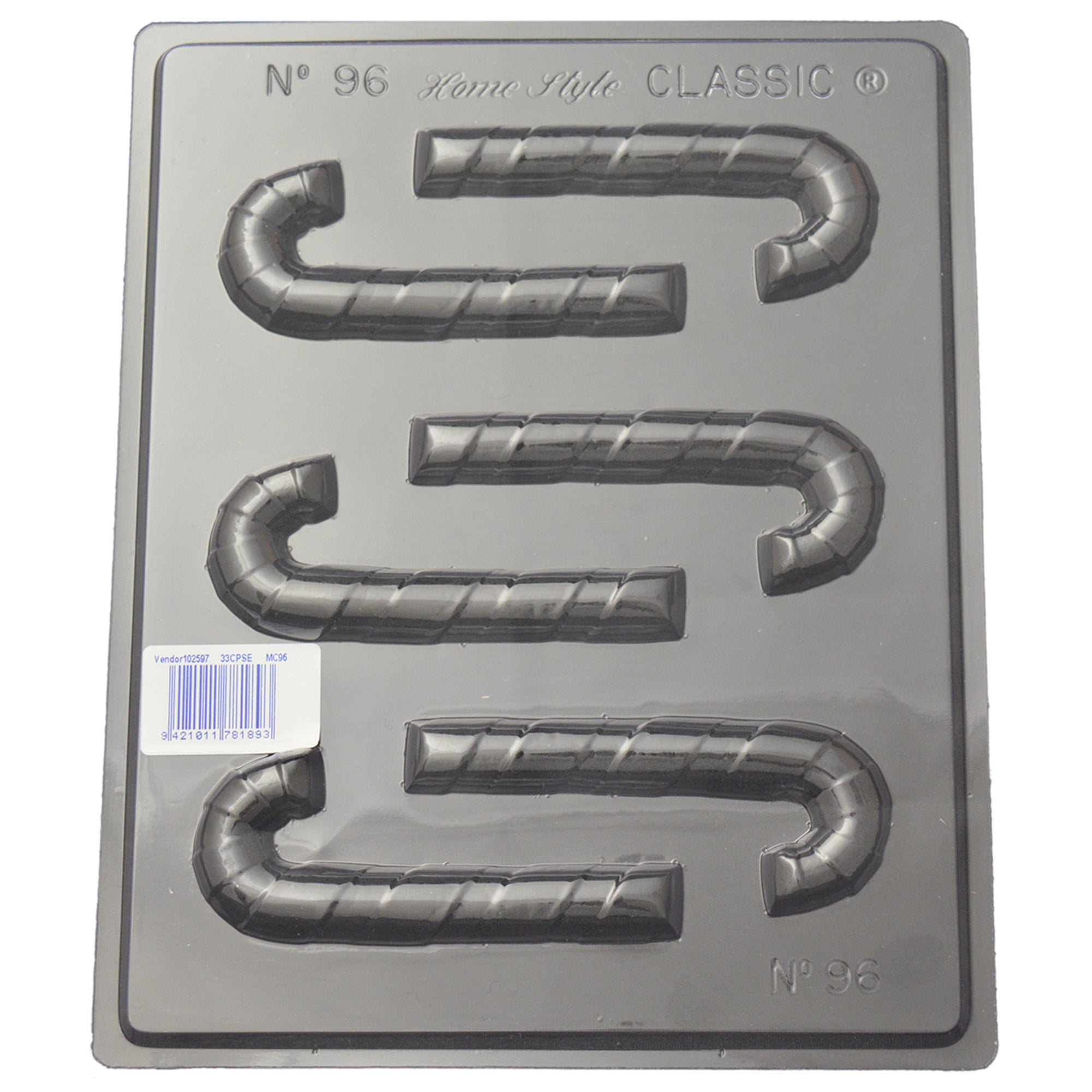 Christmas Candy Canes Mould (0.6mm) - Cafe Supply