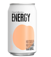 Clean Collective Peach Energy Drink 330ml