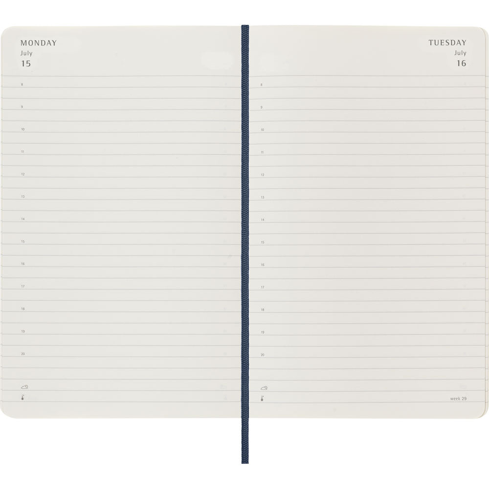 Moleskine Diary 12 Month Daily SC Large Sapphire Blue
