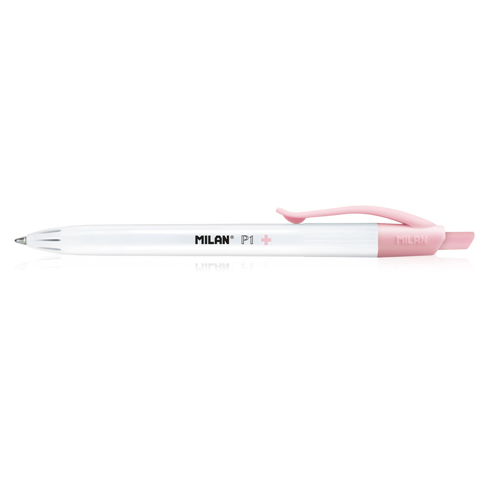 Milan Anti-Bacterial P1+ Ball Point Pen Assorted Pack 3 - Cafe Supply