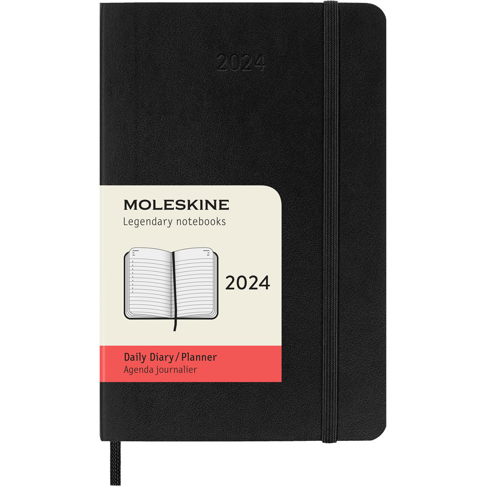 Moleskine Diary 12 Month Daily SC Pocket Black