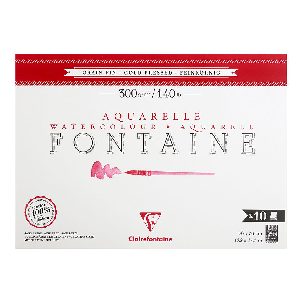 Fontaine Cold Pressed Pad 26x36cm 300g 10sh