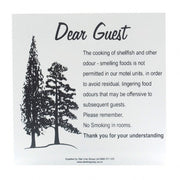 Reduce Cooking Odours PVC Wall Sign - Cafe Supply
