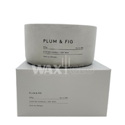 400g Soy Wax Candle in Slate Vessel - Plum & Fig (3 wick) - Cafe Supply