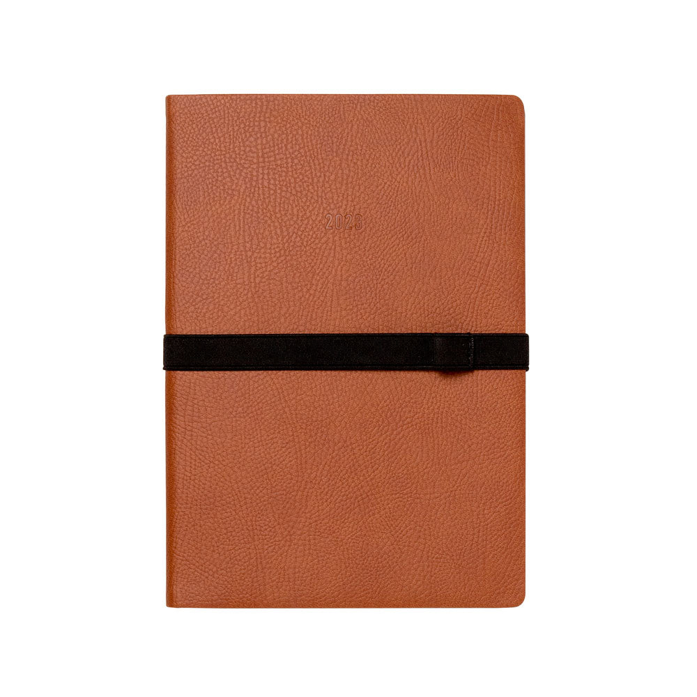 Letts of London Diary Oslo A5 Week to View Tan Even Year