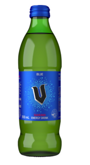 V Blue Guarana Energy Drink 350ml - Cafe Supply
