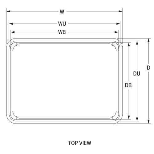 Quarter-size Wear-Ever® heavy-duty aluminum sheet pan with natural finish