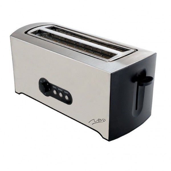Nero S/S Toaster 4 Slice 1600W Rectangle - Cafe Supply