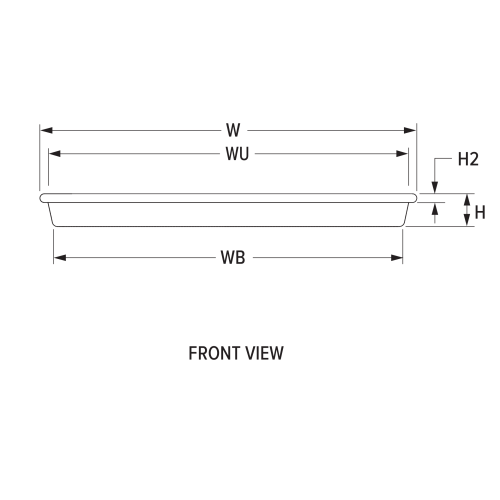 Quarter-size Wear-Ever® heavy-duty aluminum sheet pan with natural finish