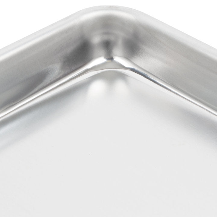 Quarter-size Wear-Ever® heavy-duty aluminum sheet pan with natural finish