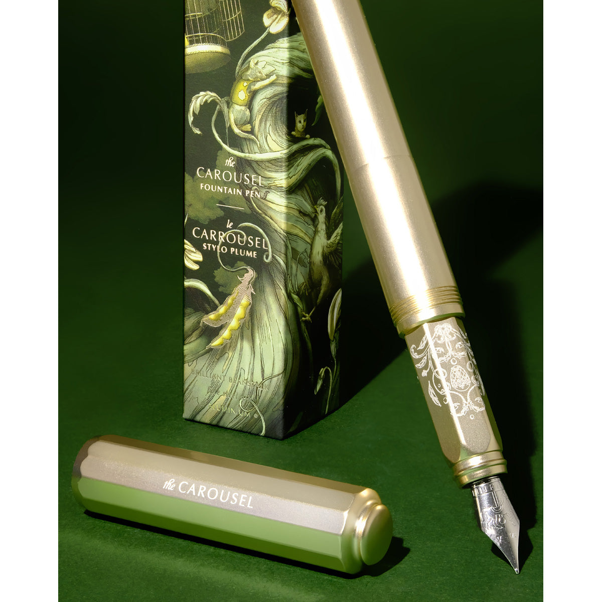 Ferris Wheel Press Fountain Pen Aluminium Carousel Brilliant Beanstalk Fine