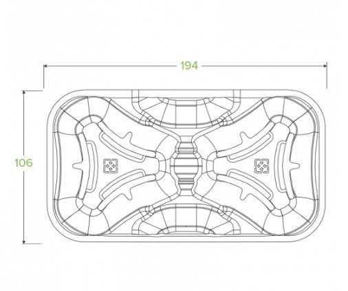 2 CUP BIOCUP TRAY - Cafe Supply