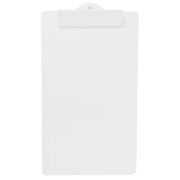 FM Clipboard White Plastic Foolscap - Cafe Supply