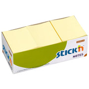 Stick'n Note Yellow 38x50mm 100 Sheet Pad Pack 12 - Cafe Supply