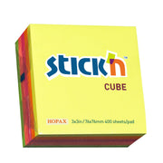 Stick'n Note 76x76mm 400 Sheet Rainbow Neon - Cafe Supply