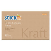 Stick'n Note 76x127mm 100 Sheet Kraft - Cafe Supply