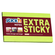 Stick'n Note Extra Sticky 76x127mm 90 Sheet Neon Green - Cafe Supply