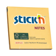 Stick'n FSC Note 76x76mm 90 Sheets Orange - Cafe Supply