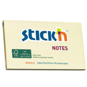 Stick'n FSC Note 76x127mm 90 Sheets Yellow - Cafe Supply