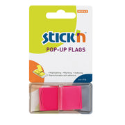Stick'n Pop Up Flags Pink Neon 45x25mm 50 Sheets - Cafe Supply