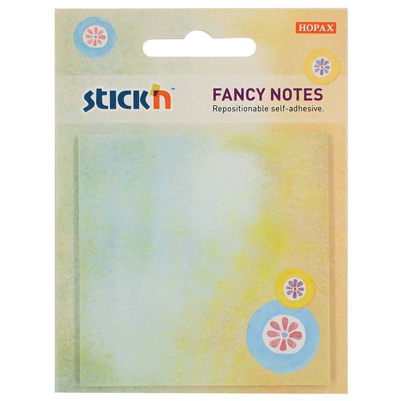 Stick'n Fancy Notes Flower 76x76mm 30 Sheets - Cafe Supply