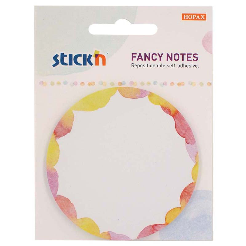 Stick'n Fancy Notes Circle 70x70mm 30 Sheets - Cafe Supply
