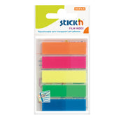 Stick'n Film Index Flags Neon 45x12mm 125 Flags 5 Colours - Cafe Supply