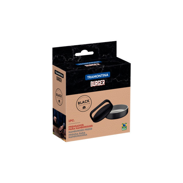 Tramontina Churrasco Black Barbecue Hamburger Press