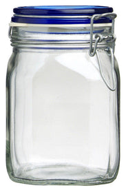 Bormioli Rocco Fido Jar Blue 1 Litre