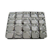 Palletized Pie Tins, (20) Square 108x27mm, Tray size 600x460mm - Cafe Supply