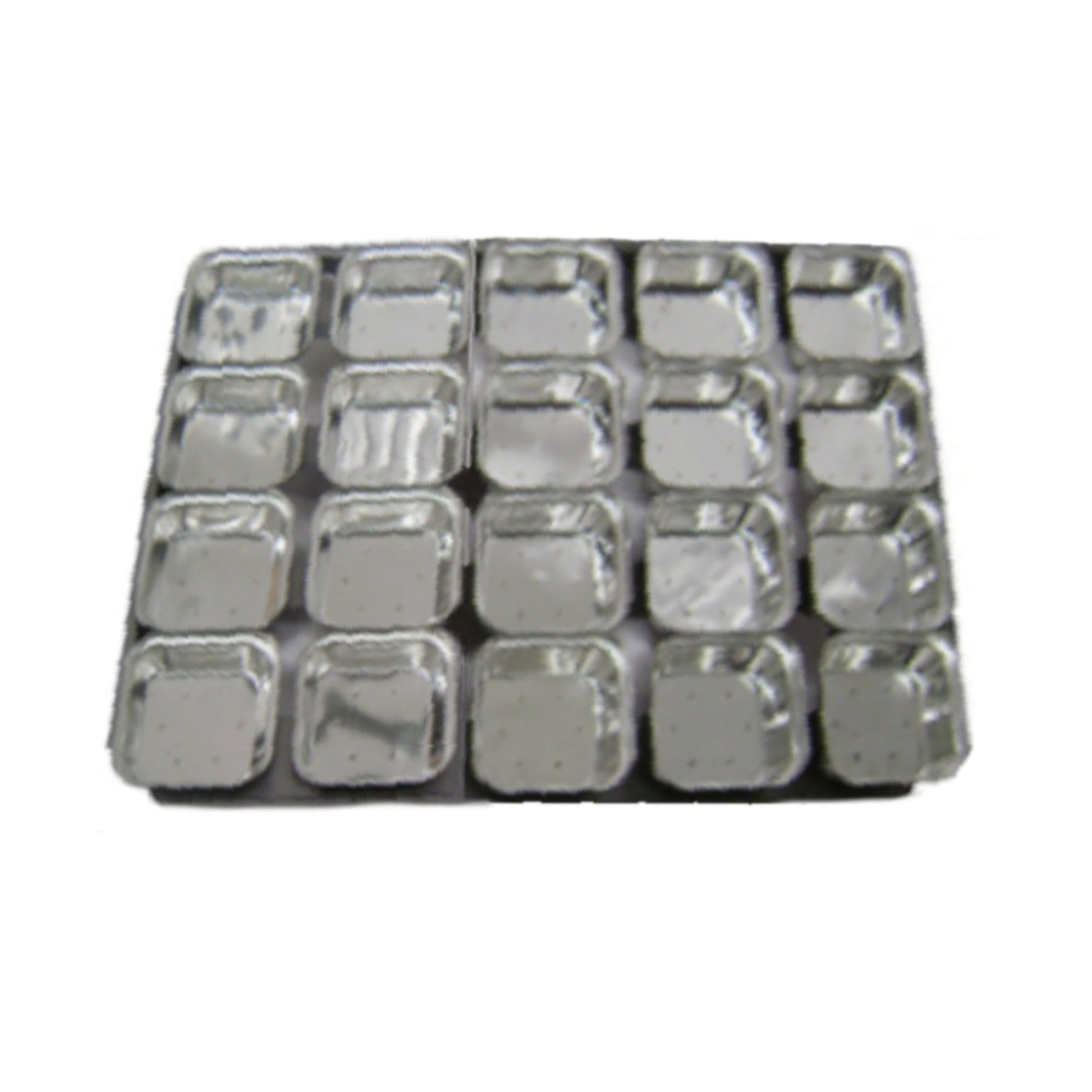 Palletized Pie Tins, (20) Square 108x27mm, Tray size 600x460mm - Cafe Supply