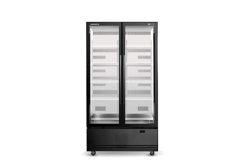 Skope SKB900N-A 2 Glass Door Display or Storage Fridge