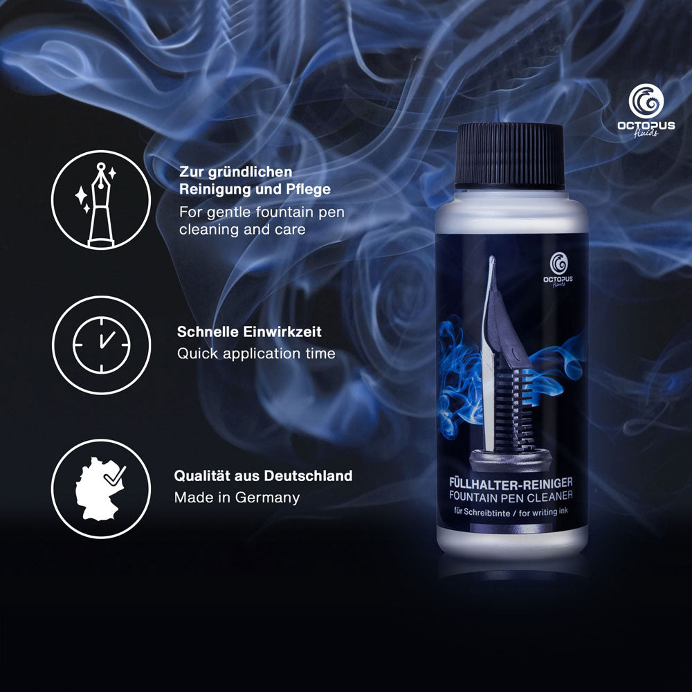 Octopus Fluids Fountain Pen Cleaning Solution 100ml