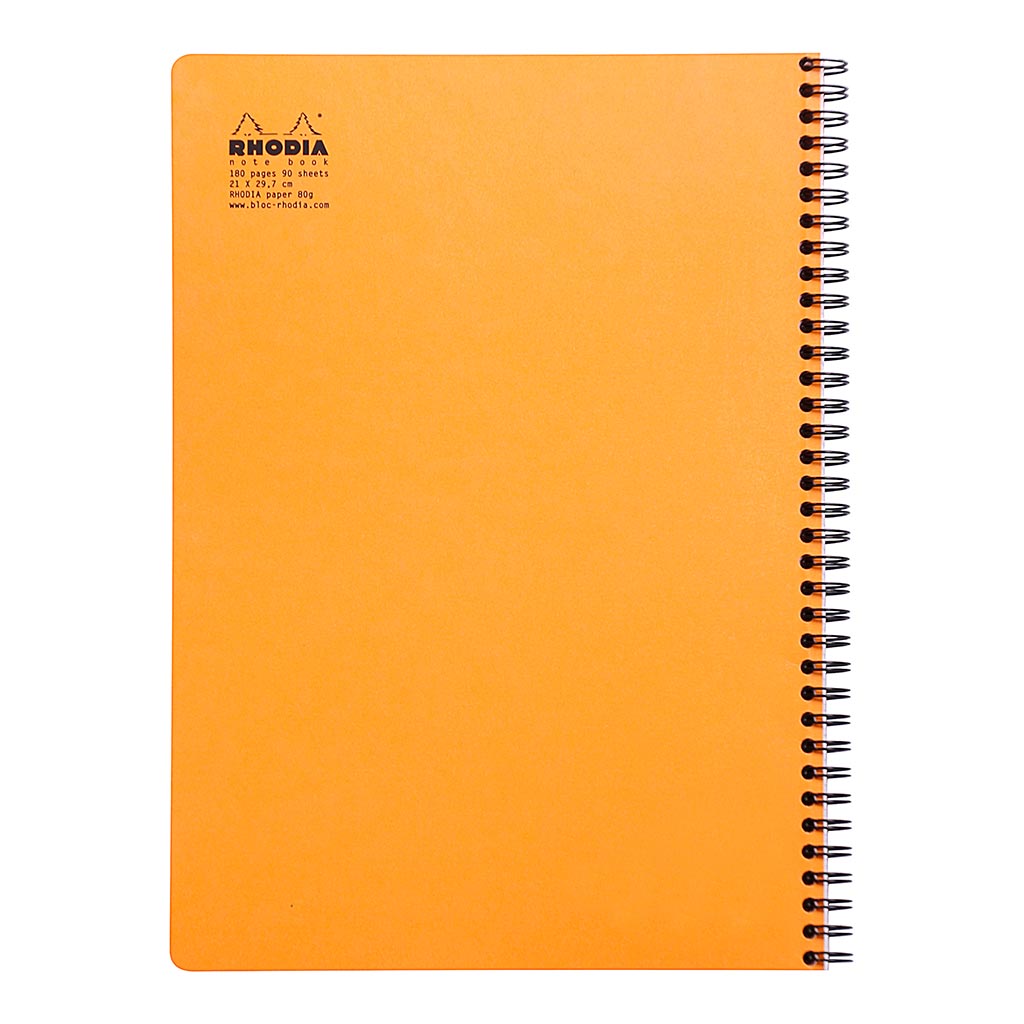 Rhodia Classic Notebook Spiral A4+ Lined Orange