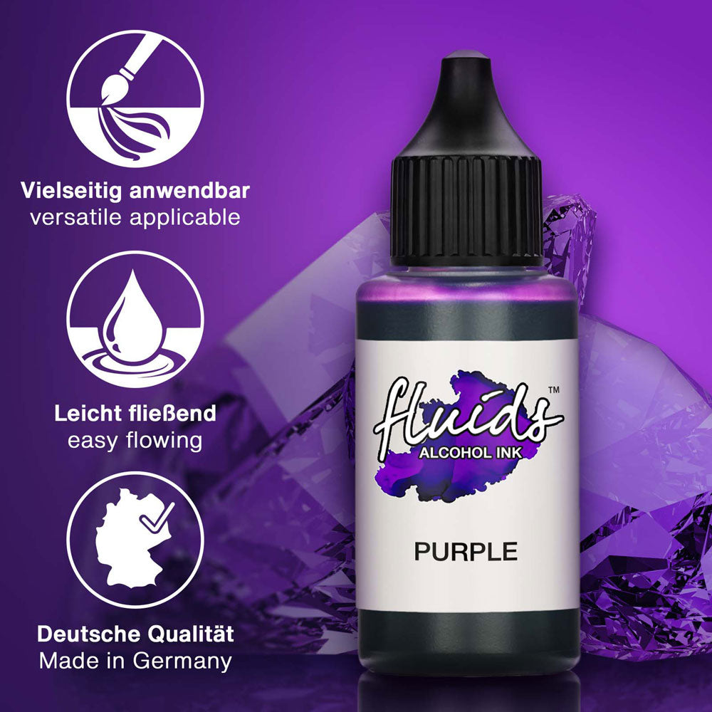 Octopus Fluids Alcohol Ink Purple Violet 30ml