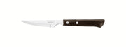 Tramontina Churrasco Steak Knife Serrated Narrow Blade Polywood Brown 4" , 10cm