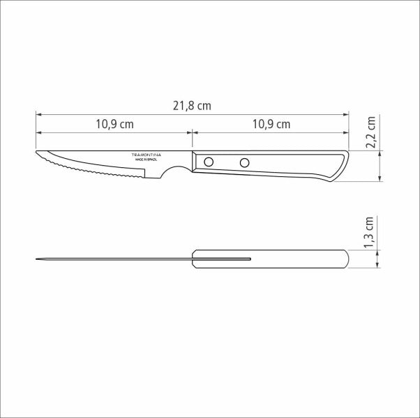 Tramontina Churrasco Steak Knife Spanish 6 Piece Set