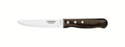 Tramontina Churrasco Steak Knife Serrated Wide Blade Polywood Brown 5", 12cm