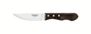 Tramontina Churrasco Steak Knife Jumbo Serrated Wide Blade Polywood Brown 5", 12cm