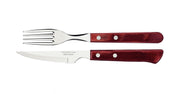 Tramontina Churrasco Spanish Steak Cutlery 12 Piece Set - Red