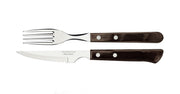 Tramontina Churrasco Spanish Steak Cutlery 12 Piece Set - Brown