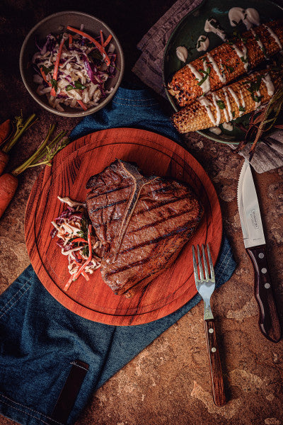 Tramontina Churrasco Jumbo Steak Cutlery 12 Piece Set  - Brown