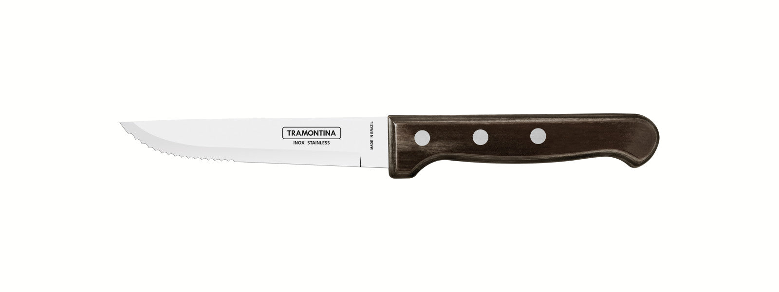 Tramontina Churrasco Steak Knife Gaucho Polywood Brown 5", 12cm