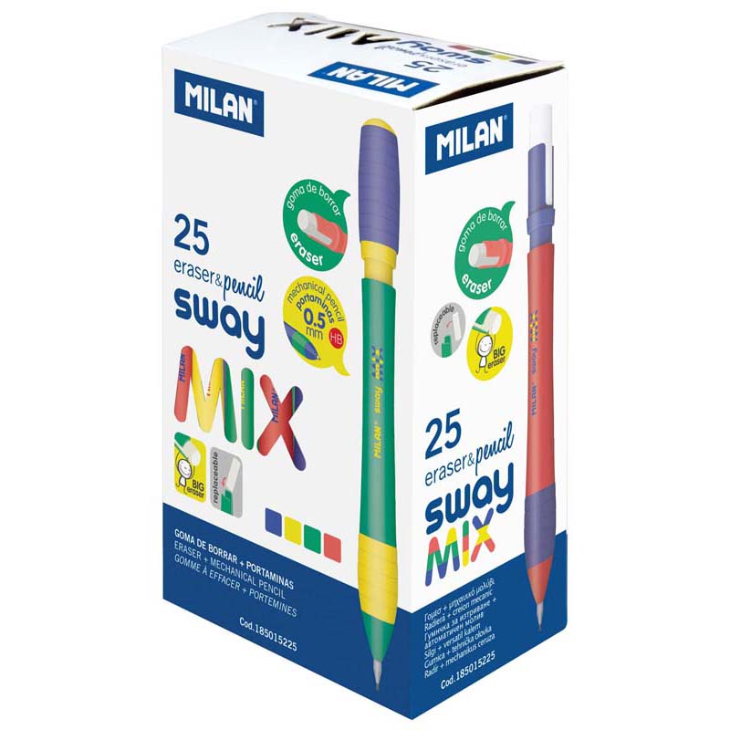 Milan Mix Range Mechanical HB Pencils - Cafe Supply