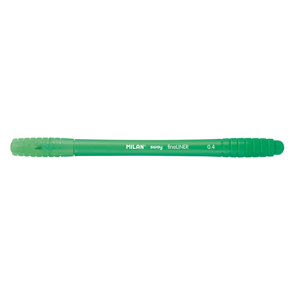 Milan Sway Fine Liner Fibre Tip Marker 0.4mm Tip Dark Green - Cafe Supply