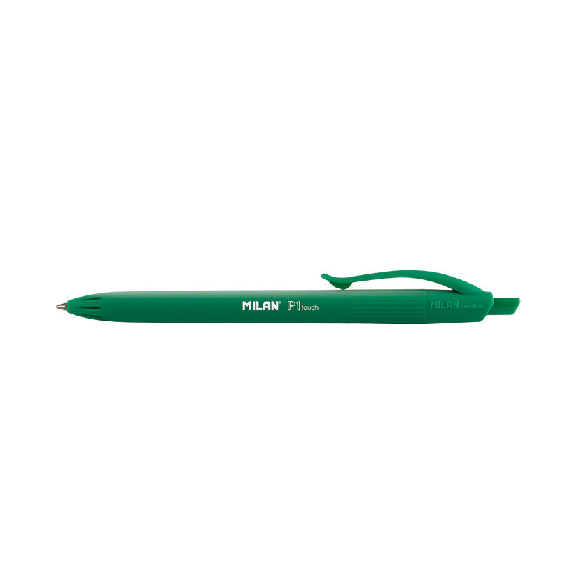 Milan P1 Touch Colours Ballpoint Pen Green - Cafe Supply